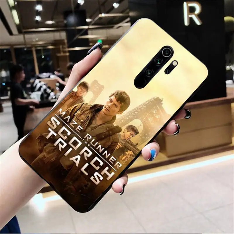 

HUAGETOP The Maze Runner Poster Newt Silicone Black Phone Case for Redmi Note 9 8 8T 8A 7 6 6A Go Pro Max Redmi 9 K20 K30
