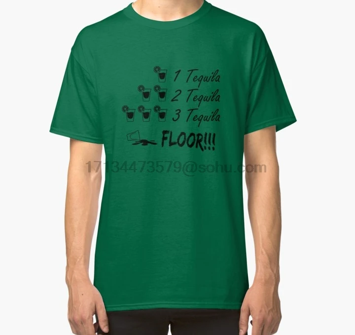 Мужская футболка с коротким рукавом одна Текила две три пол Бруклин 99