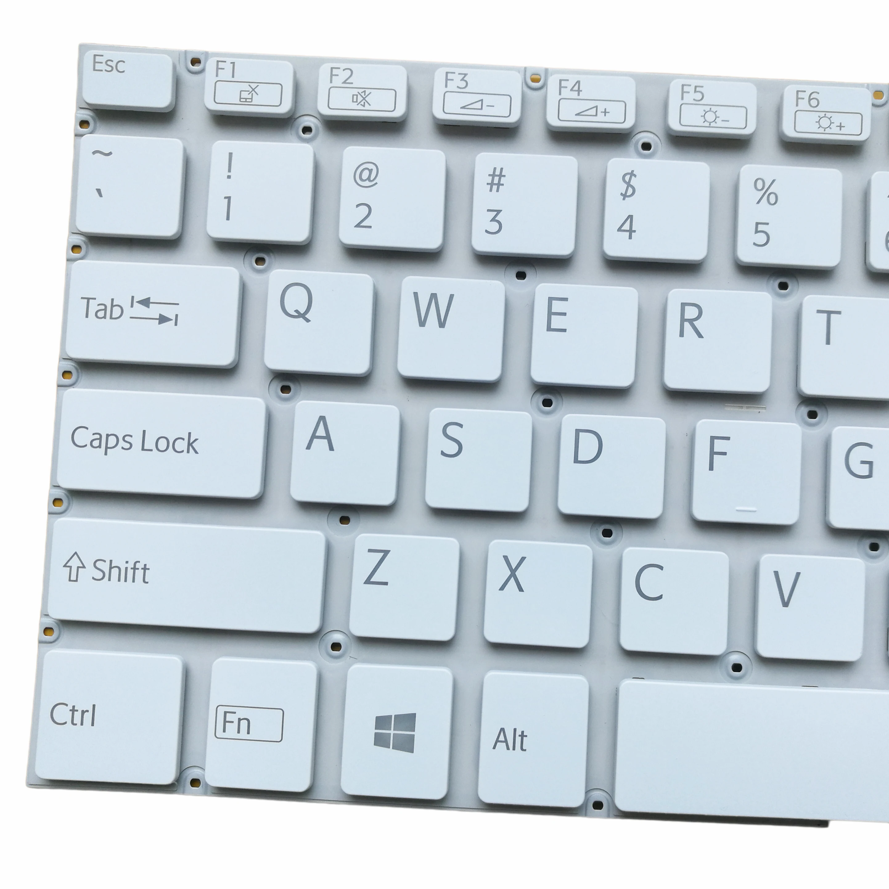 Клавиатура OVY для ноутбука SONY SVF14 SVF142C29U SVF142C29M SVF142C SVF142 SVF141 SVF1421E2E SVF1421L1E с белой