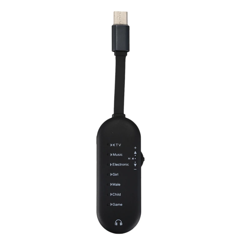 2 шт. USB Type C 7 режимов смены голоса гарнитура голосовой чейнджер наушники для Douyin