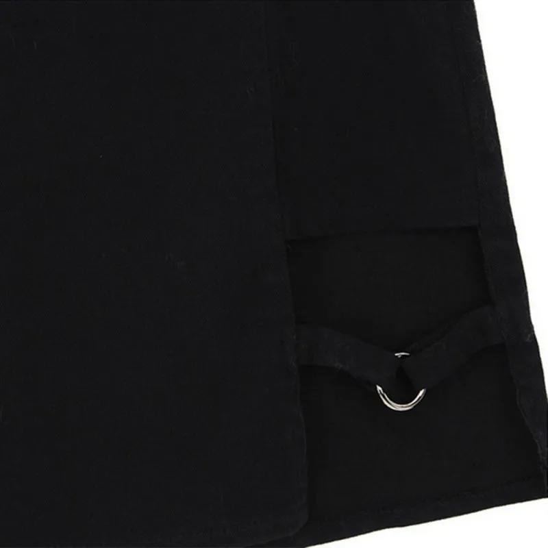 

2019 Hot Fashion Womens Sexy Black High Waist Skirts Mini Asymmetrical Female Personality Party Skirt