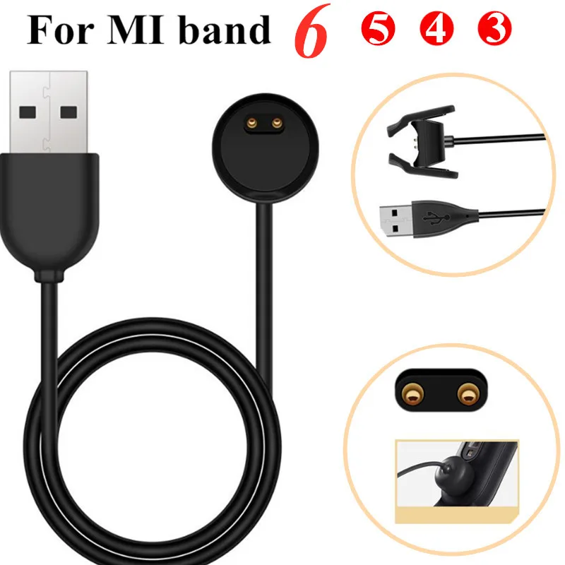 Зарядное устройство usb адаптер для Xiaomi Mi Band 5 4 Miband 3 2 умный Браслет band зарядный