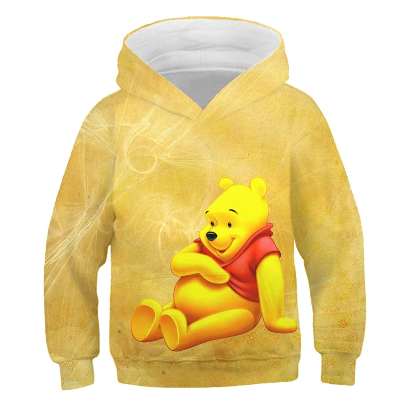 

Kids Hoodie 3D Printed Bear Cartoon Sweatshirt Long Sleeve Children Clothes for Boys Girls Cute Tops for 4-14 Years Child
