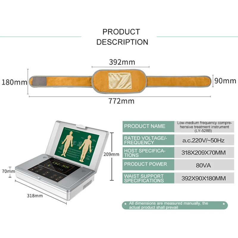 Leawell Высокое качество импульсный Многофункциональный Низкочастотный массаж