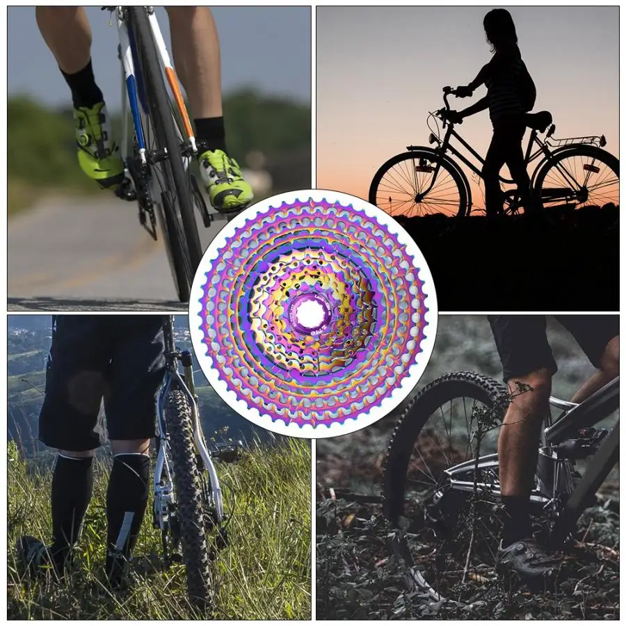 Велосипед Freewheel металлический красочный 52T 12 скоростной горный велосипедный