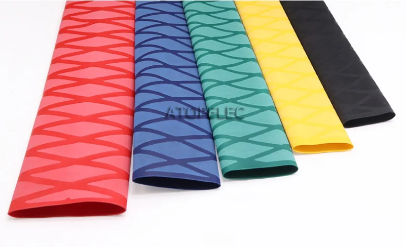 50 мм диаметр Нескользящие текстурированные термоусадочные трубки 2:1 рыболовные