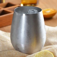 1pc 500ml stainless steel beer mugs sliver wine tumbler cups for cocktail coffe cup drinking mug for bar drinkware coffee mug