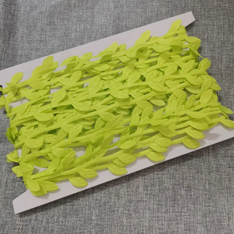 Имитация ротанговых листьев 10 м веревка ткань отделка для рукоделия шитье