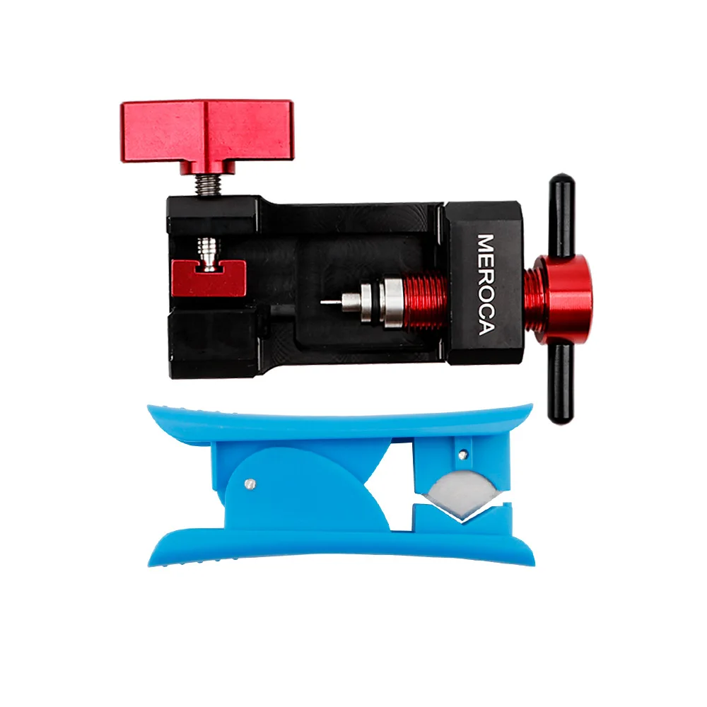 

MEROCA MTB Bike Tubing Cutter Bicycle Olive Head Oil Needle Implantator Press-in Tool Five-wire Body