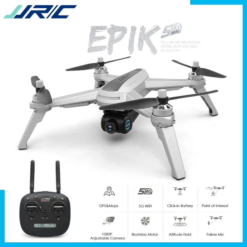 

JJRC JJPRO X5 RC Drone 5G WiFi FPV Drones GPS Positioning Altitude Hold 1080P Camera Point of Interesting Follow Brushless Motor