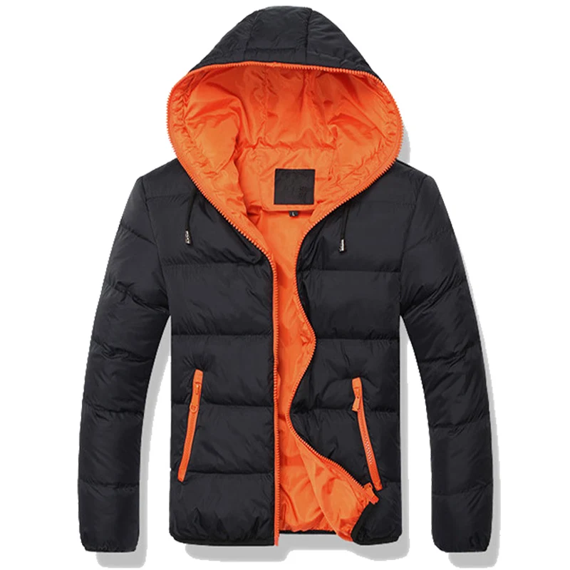 Новинка 2019 зимние куртки парка Мужская теплая верхняя одежда на осень и зиму