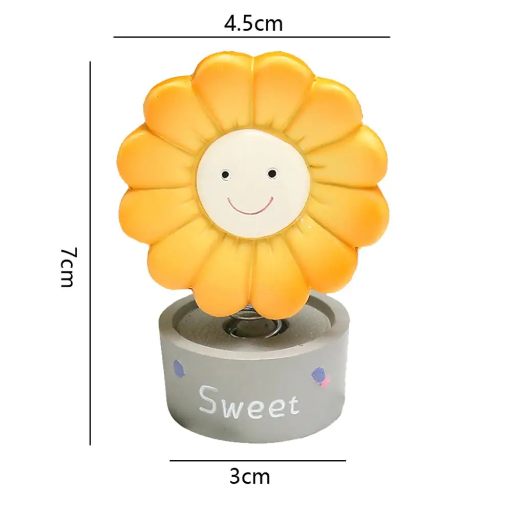 Креативный Подсолнух автомобильное украшение встряхивающая головка аксессуары
