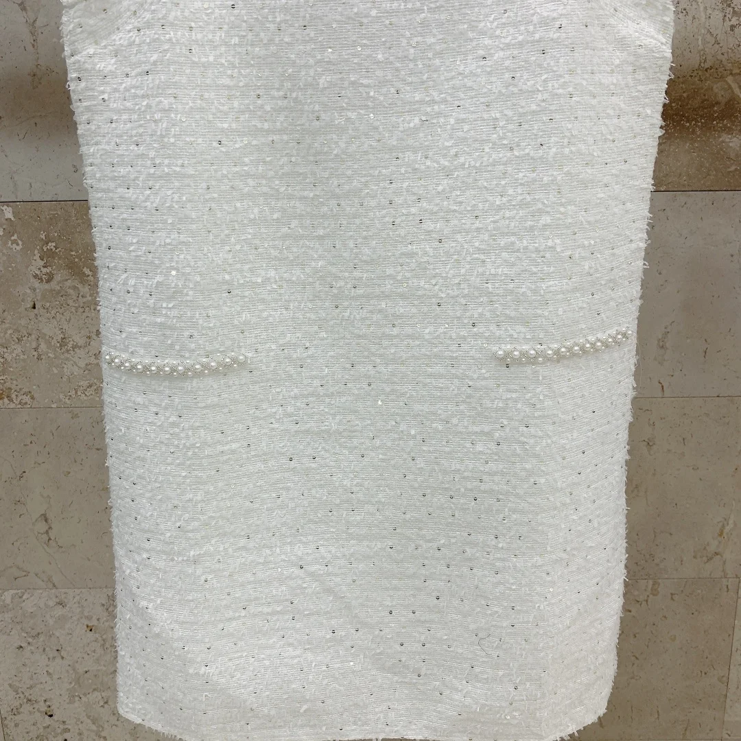 

2021 latest series new ultra-thin fabric pearl dress