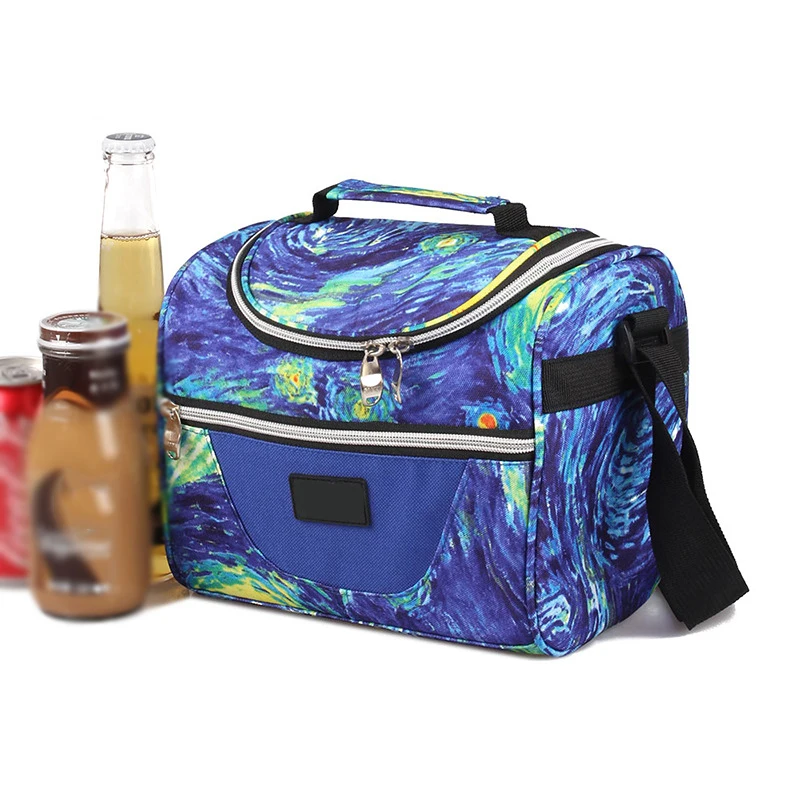 Цветная детская изолированная сумка для ланча диагональные сумки кулеры