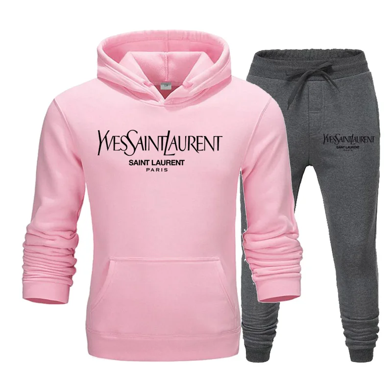 

2021 Sweatshirt Ladies Clothing Hoodie Set Casual Wear Autumn New Harajuku Hoodie + Pants Two-piece Tracksuit Fashion Sportswear