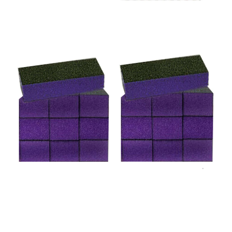 

Black Grit Purple Sanding Nail Buffer Blocks, 20Pcs