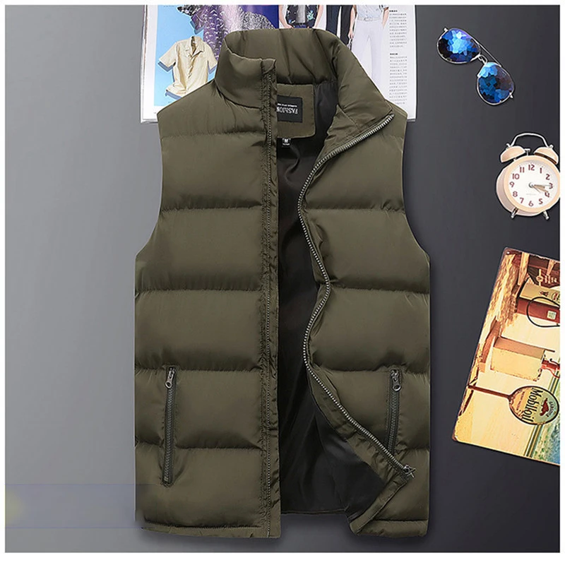 Men/Women Winter Down jacket Warm Vest Coat Sleeveless Parkas Jackets Large Size Clothing Fashion Casual Coats Streetwear Vests