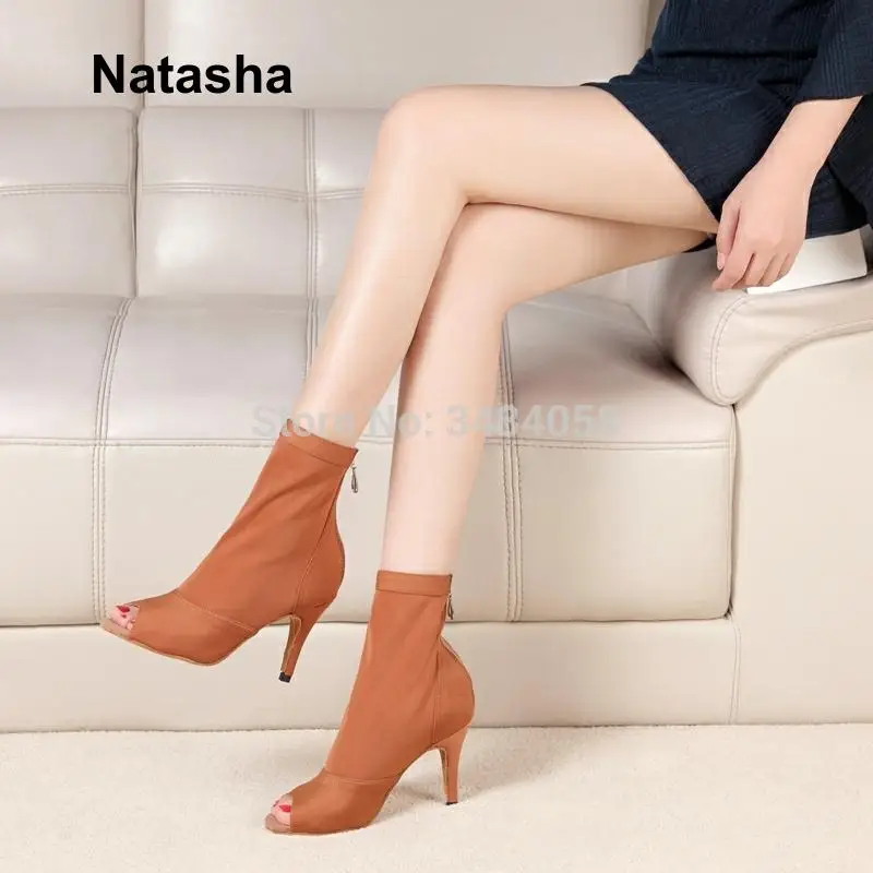 Na tasha/современная танцевальная обувь танцевальные сапоги на высоком каблуке для