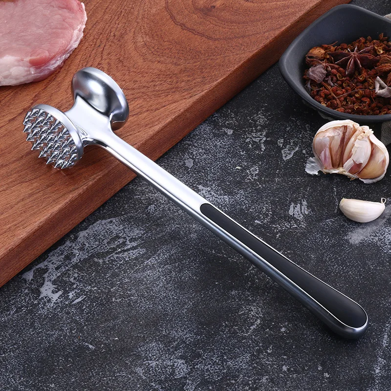 

1Pcs Kitchen Gadgets Multifunction Meat Hammer Two Sides Loose Tenderizers Portable Steak Pork Tools Aluminum Alloy Dropshipping