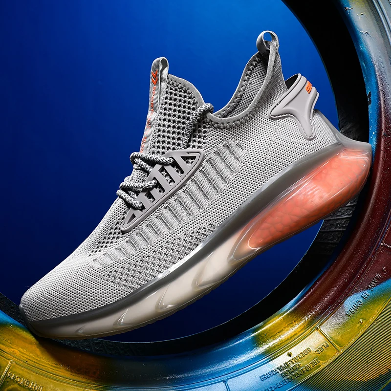 Амортизирующие дышащие женские кроссовки нескользящая демпфирующая спортивная