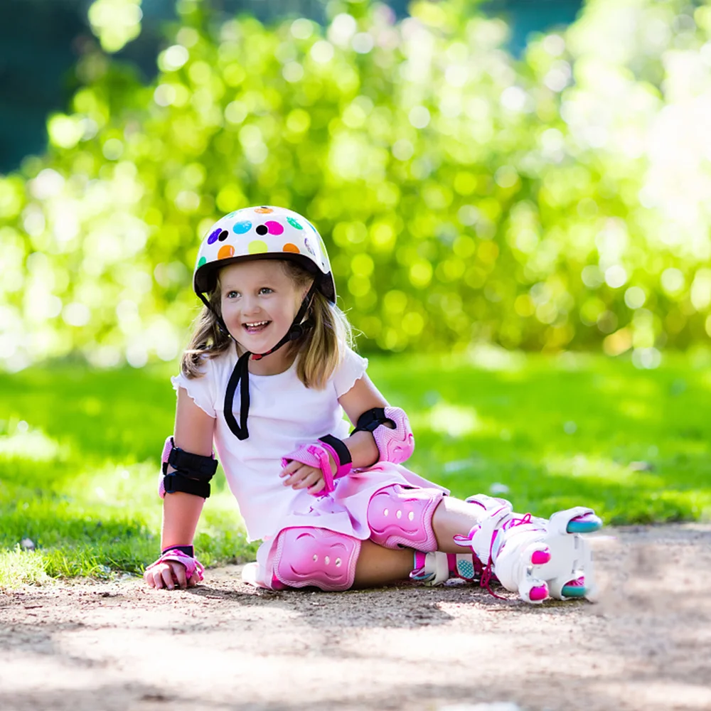 1 комплект из 6 предметов защитное снаряжение для катания на роликах утолщенная