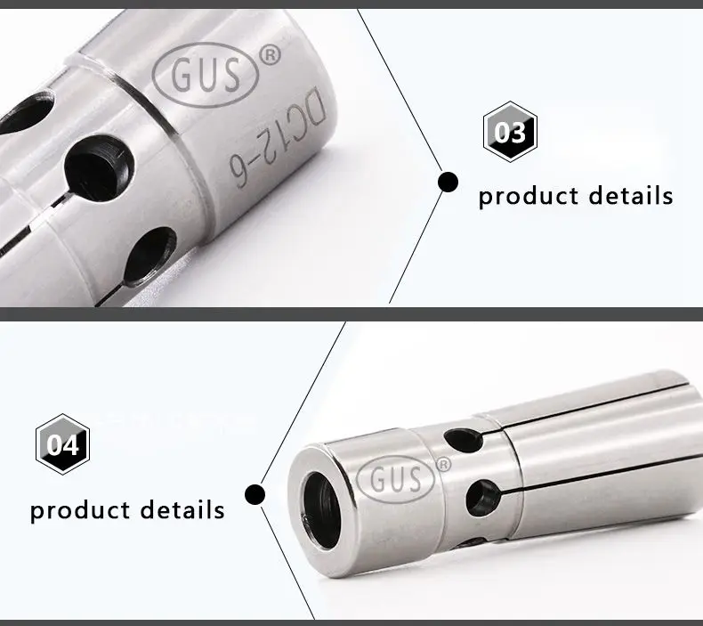 

0.005mm High precision collet chuck SDC6 SDC8 SDC12 the inside diameter of 2mm 3mm 4mm 5mm 6mm 8mm 10mm 12mm 3.175mm Tool Holder