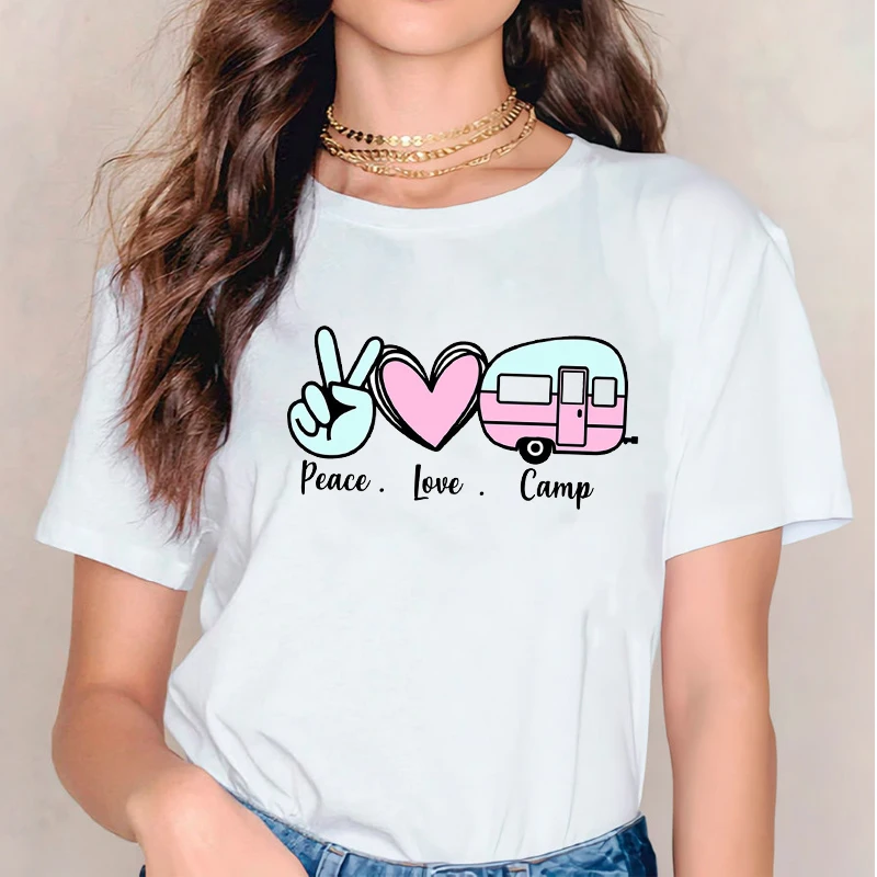 

Women T-shirts Womens Letter Believe Office Fashion Stylish T 90s Style Summer Autumn Print Lady Top Shirt Summer Tee T-Shirt