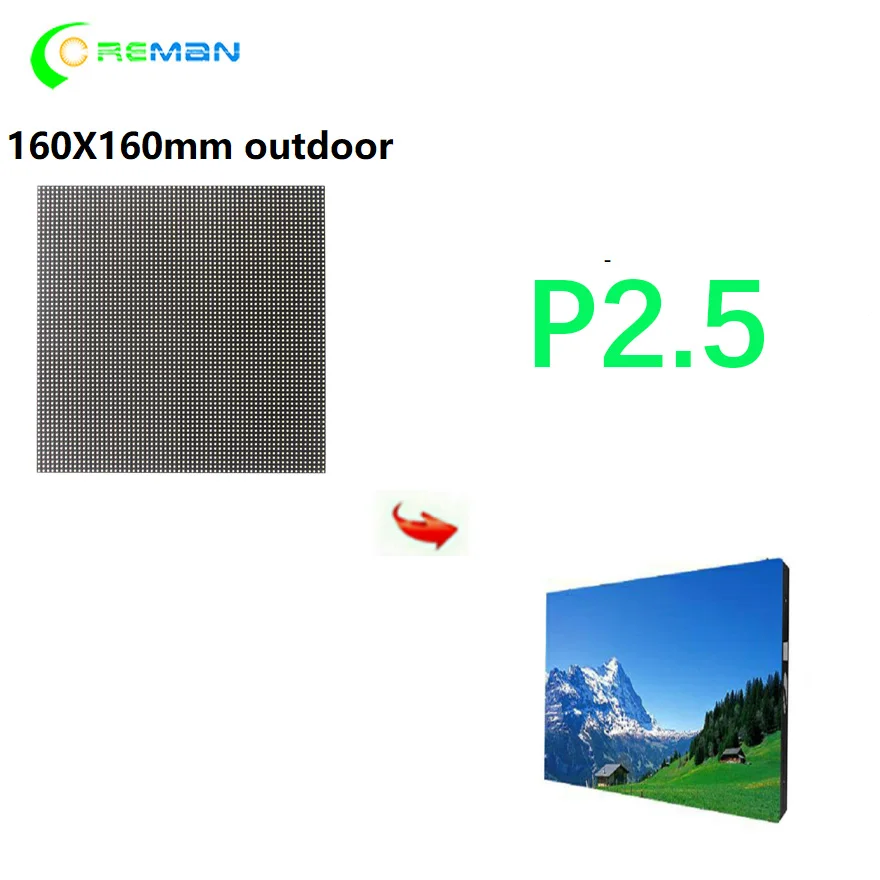 Внутренние/наружные светодиодные дисплеи модули P10 P8 P6 P5 P4 P3 P2.5 P2 P4.81 P3.91 со