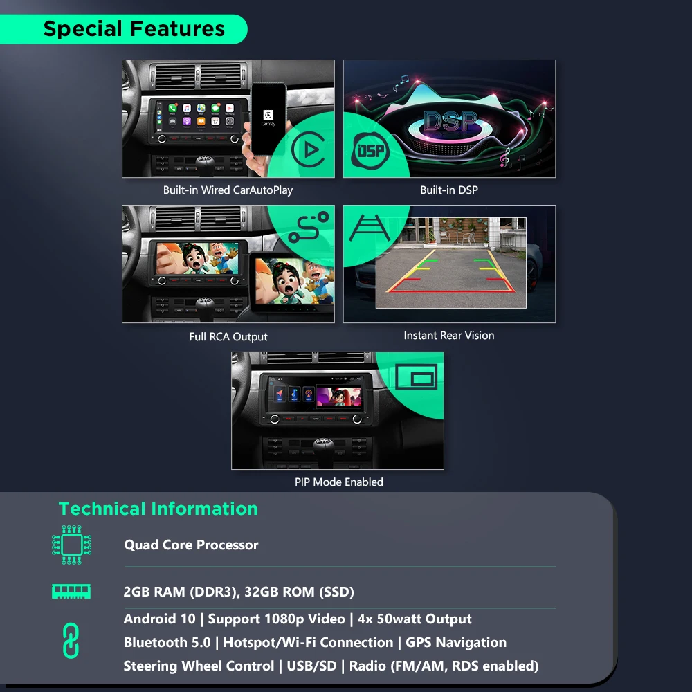 Автомобильная стереосистема XTRONS 8 дюйма Android 10 0 для BMW E46 седан M3 Rover 75 MG ZT GPS DSP RCA