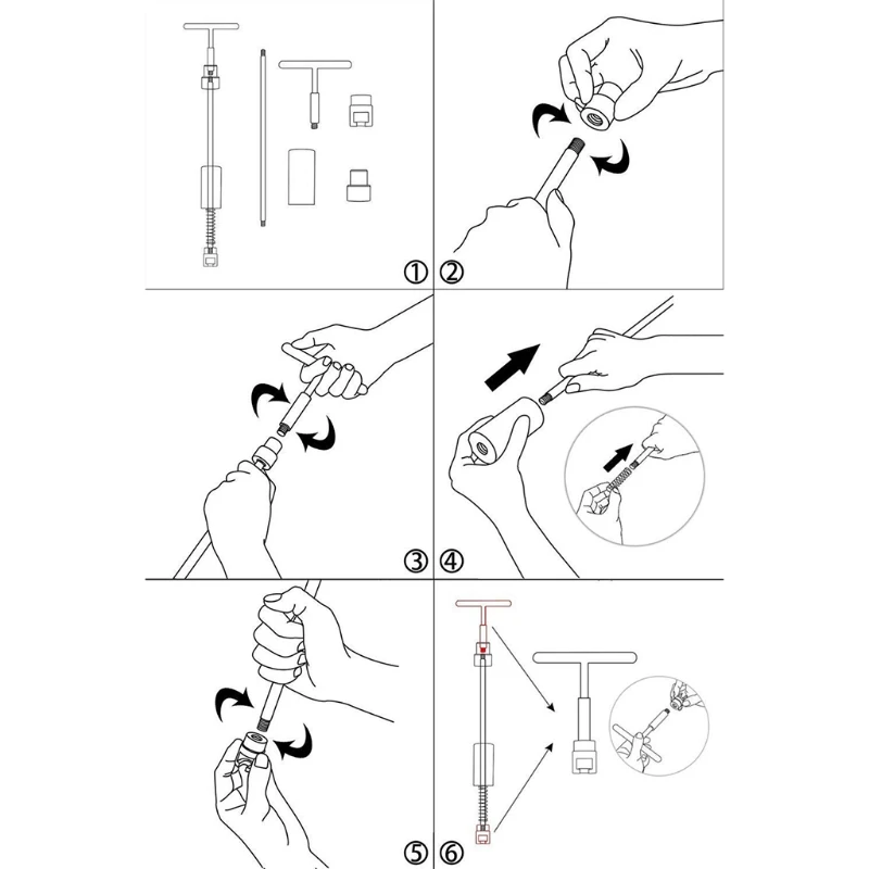 

N84F Paintless Dent Removal Tool Car Stainless Steel Auto Dent Repair Kit 2 in 1 Slide Hammer Hand Puller with Gloves