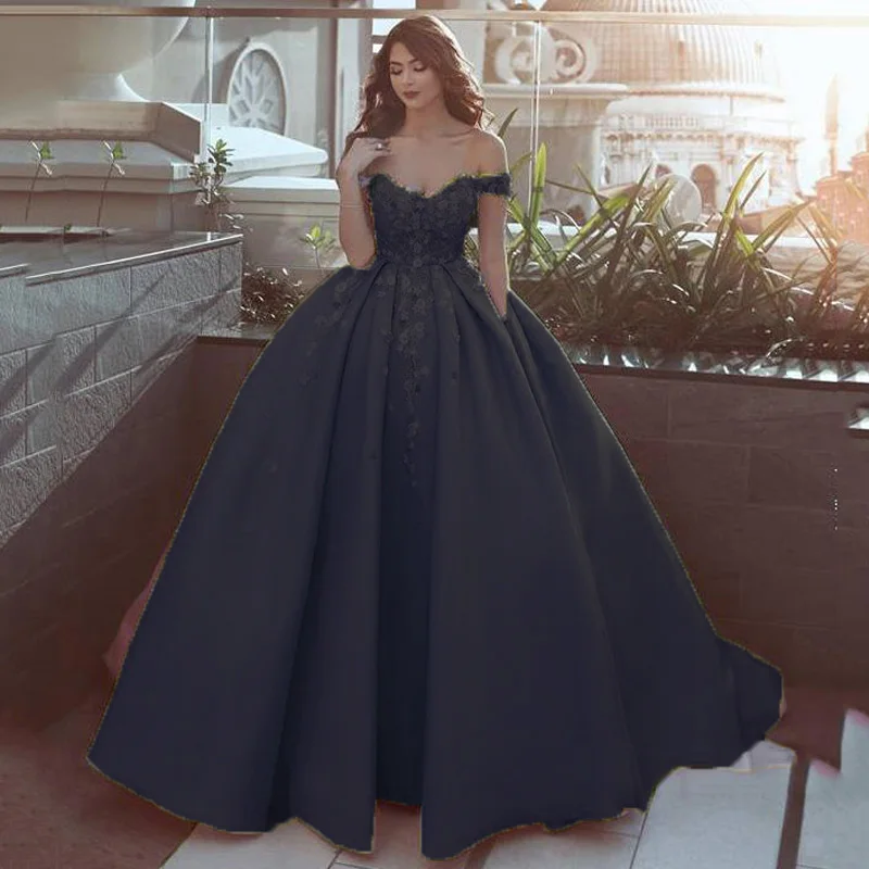 Lorie Розовые Свадебные платья Бальные платья Vestido de novia атласные с открытыми плечами Свадебные платья невесты Бохо многоцветные