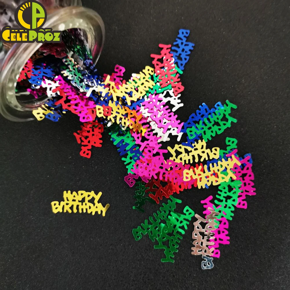 15 г номер 21 конфетти день рождения украшения блестки DIY Twenty One Brithday юбилейные