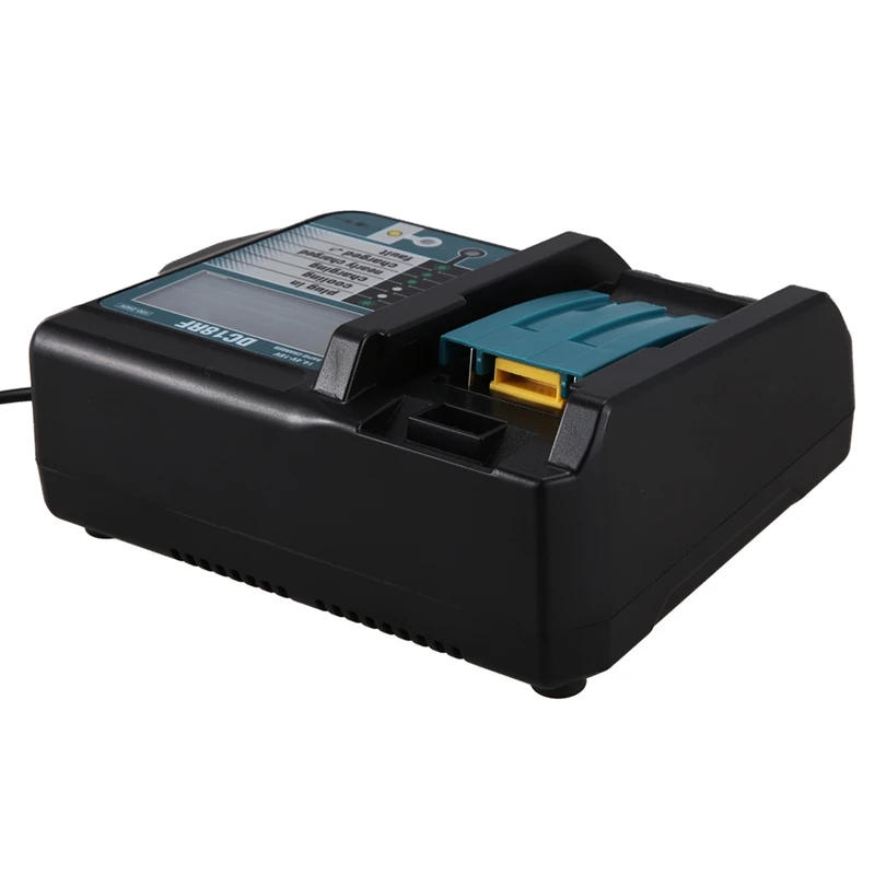 14 4v 18v li ion battery charger voltage current lcd digital display for makita dc18rf bl1830 bl1815 bl1430 dc14sa dc18sc dc18rc free global shipping