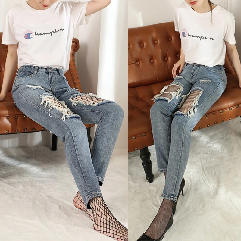 Women Black Fishnet Tights Socks Sexy Hollow Out See-Through Cross Mesh Pantyhose Stockings Party Lingerie Clubwear