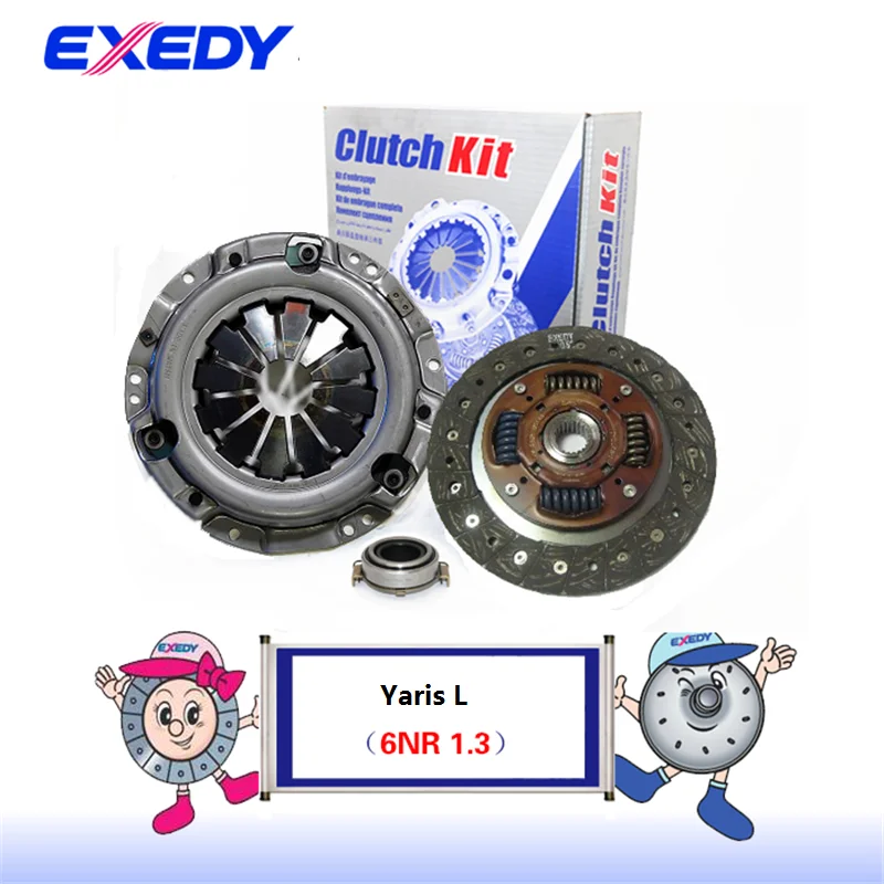 

For Toyota YARiS 6NR 1.3 ORIGINAL Clutch Disc Clutch Plate Bearing Clutch Kit Set Three Pcs Set