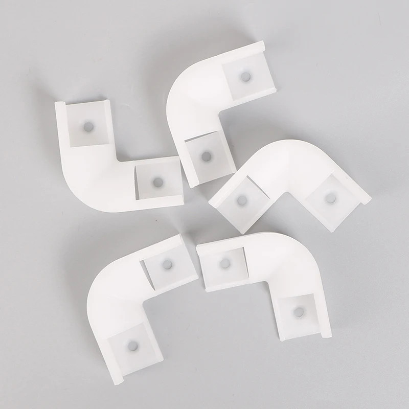 5Pcs 90 Degree 16*16MM Corner Profile Connector V Bar Light Link Vertical and Horizontal LED Cabinet Strip Spares - купить по