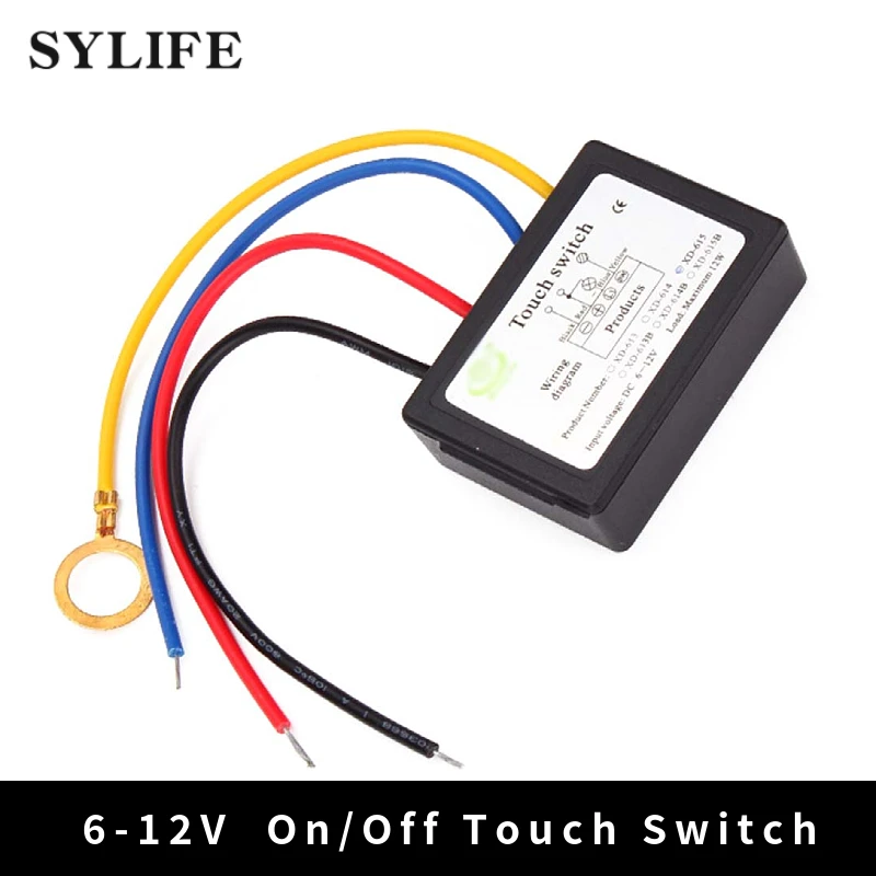 

6-12V XD-615 On/Off Touch Switch For LED Lamp DIY Accessories