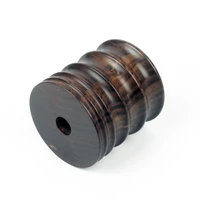 sandalwood grinder 5 mills46101315mm ebony wood leather tip side border burnisher leather side polish wood wheel