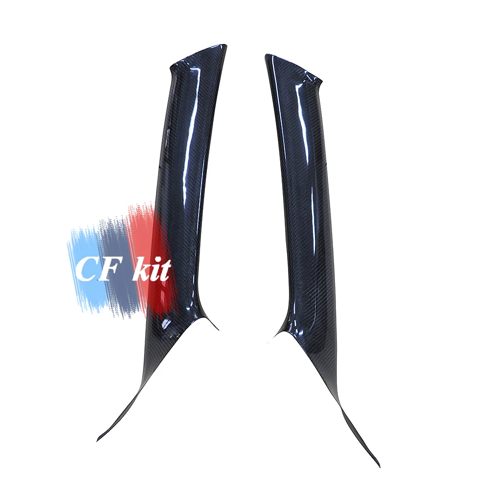 Набор CF из 2 предметов настоящее углеродное волокно Lancer EX A чехол для столба EVO10