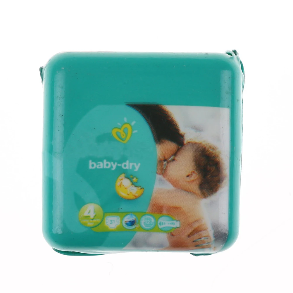 Мини карманная салфетка для подгузников сделай сам 1: 12 Миниатюрный Кукольный