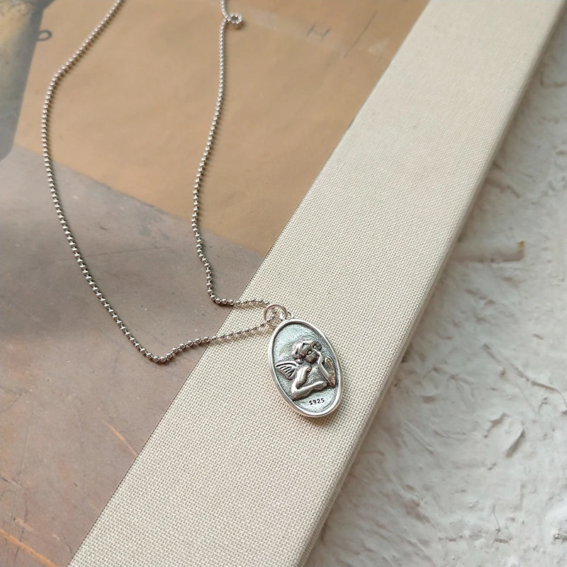 Женское ожерелье с подвеской в виде ангела|Подвески| |