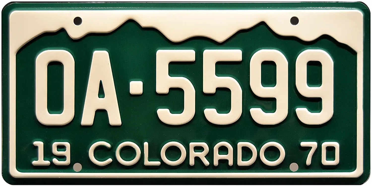 

Celebrity Machines Vanishing Point | OA-5599 | Metal Stamped License Plate