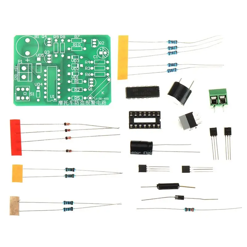 

Anti-theft Vibration Alarm Circuit Kkit DIY Production Electronic Training Welding Parts