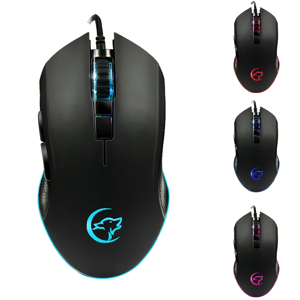 Проводная игровая мышь RGB с подсветкой эргономичные мыши цветными режимами