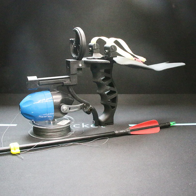 Рогатка для охоты и рыбы со стрелками рыбалки стрельбы с щеткой аксессуары улицы