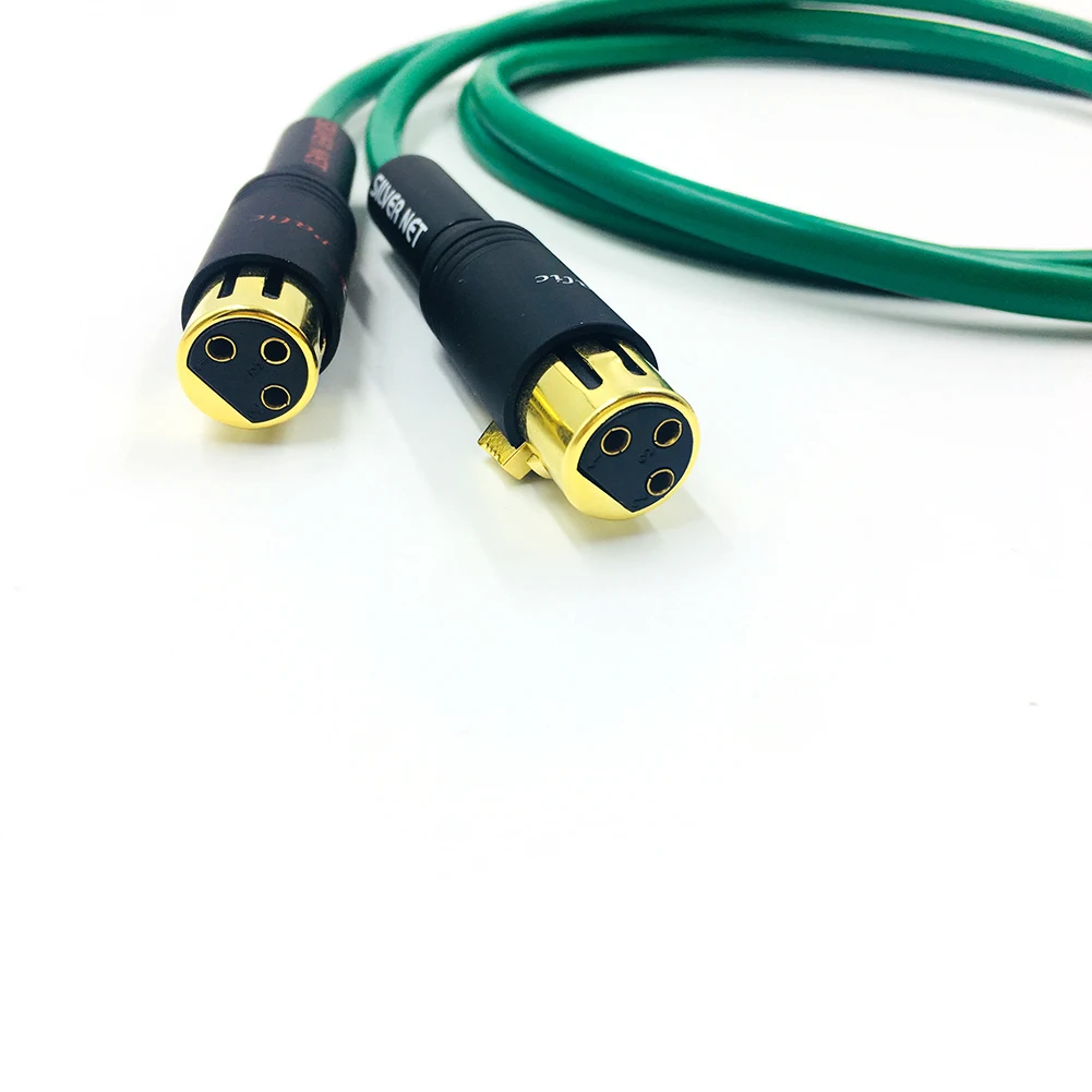Hi Fi 2328 аудио кабель двойной RCA штекер на два XLR гнездо для усилителя CD DVD DIY плеер