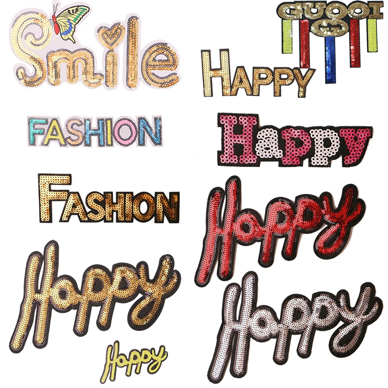 Уникальные оригинальные со стразами на значок Вышитые заплаты для одежды DIY