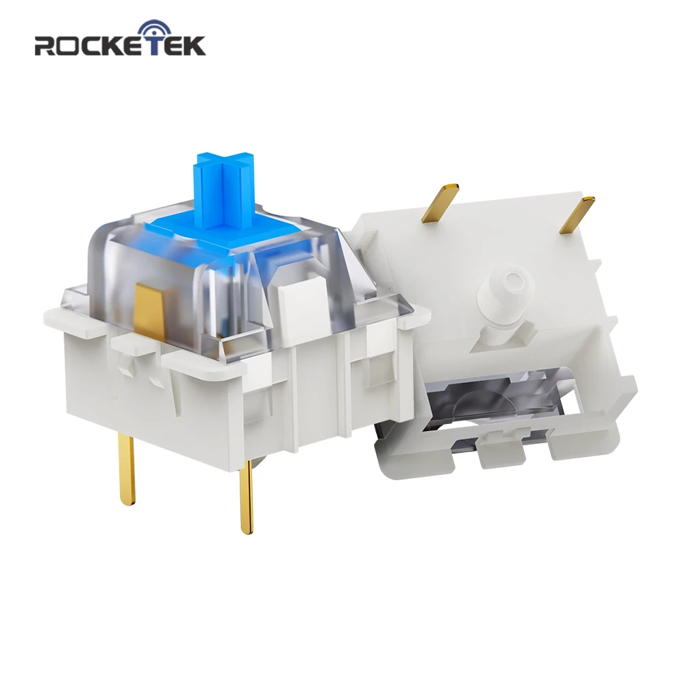 Игровая мышь Rocketek SMD RGB MX Переключатель 3 pin скорости молчание красного синего