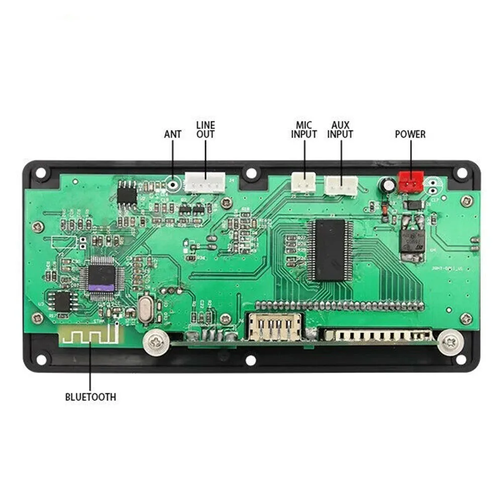 Пульт дистанционного управления USB MP3-плеер карта цифровой Aux модуль небольшой FM аксессуары плата bluetooth светодиодный аудио декодер