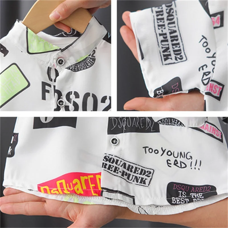 

Baby boy summer clothes 2021 new boys' short-sleeved suit clothes fashion trend kids clothes